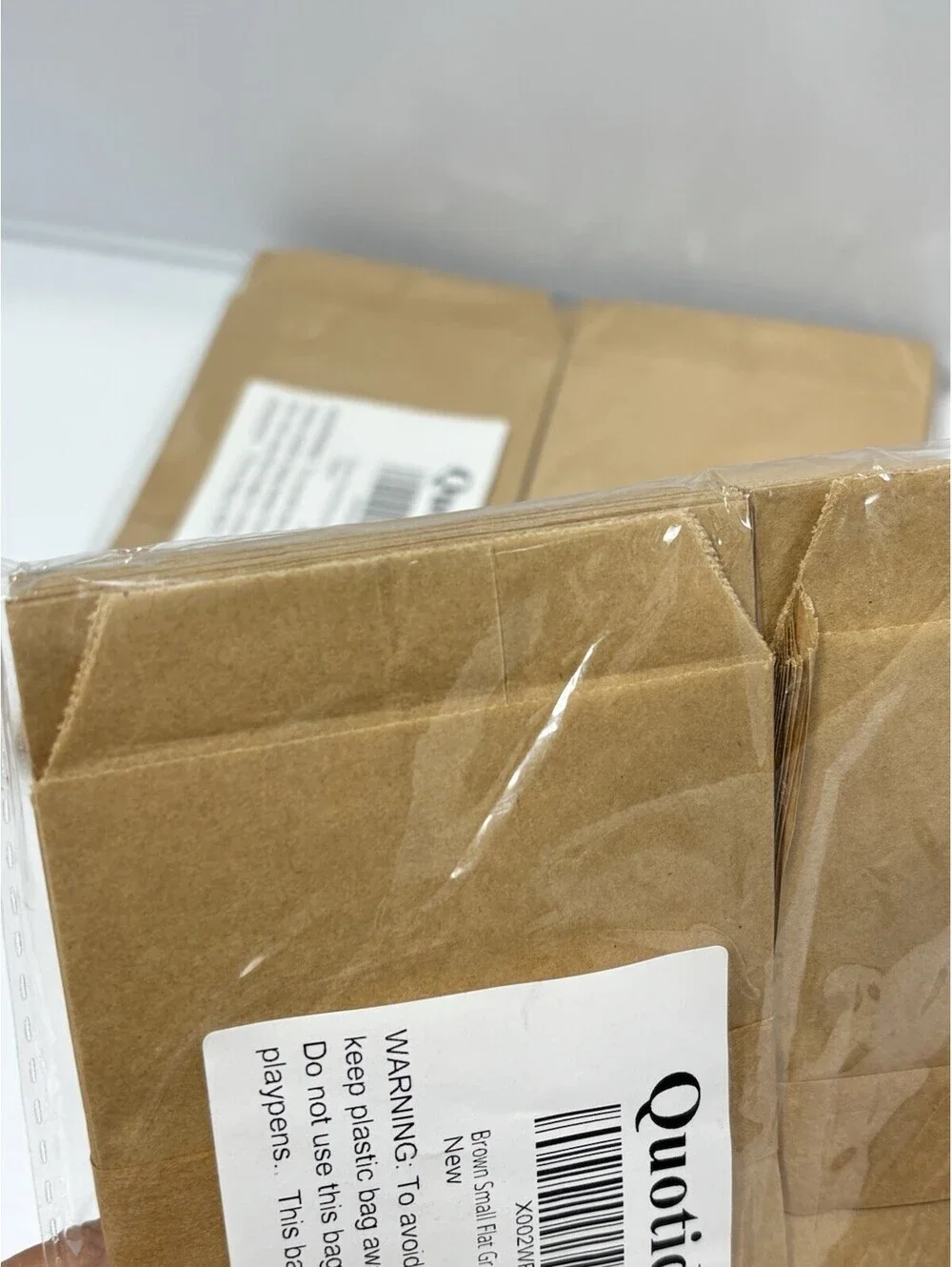 Brown Flat Glassine Paper Bags 3